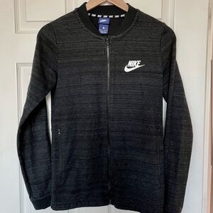 Nike Zip-up Sweater Jacket grey medium